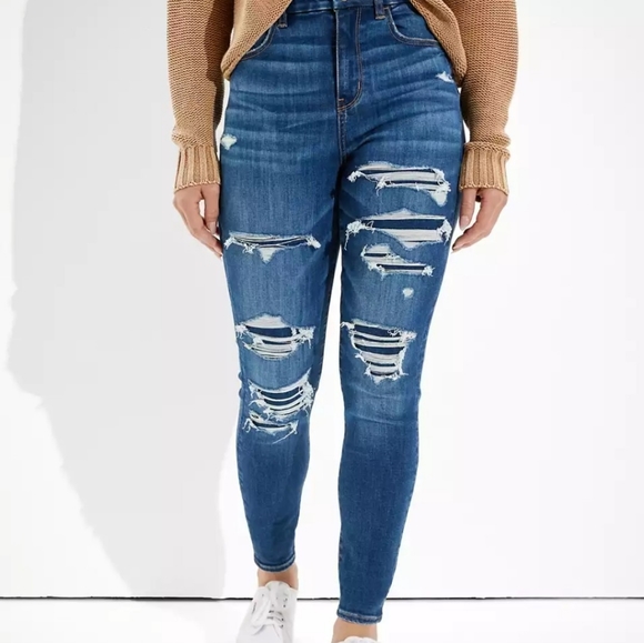 American Eagle Outfitters Denim - American Eagle curvy super high rise jeggings